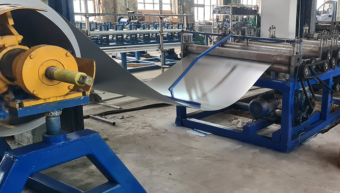 Резка рулонной стали 