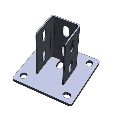 Опора вертикальная ОВ 50х50-1