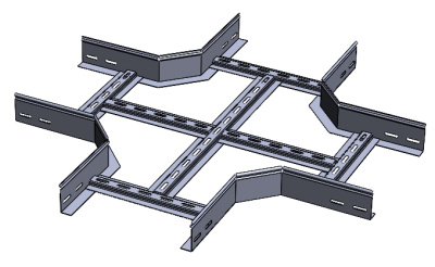 Х-секция замковая к лоткам лестничным НЛЗХ борт 70 Лидер