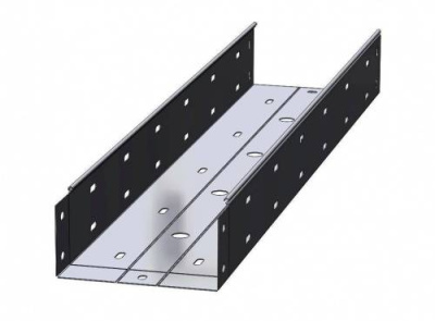 Лоток перфорированный монтажный ЛПМ борт 100 Лидер изображение