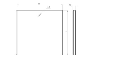 Крышка к углу внутреннему (подъему) замковая КЛЗП 45 Лидер чертеж