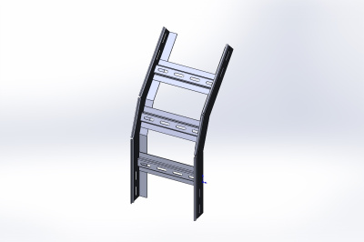 Угол внешний (спуск) лестничный замковый НЛЗС 45 Лидер