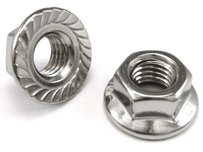 Гайка М6 со стопорным бортиком (DIN 6923) ГМ6СБ