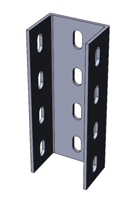 Соединитель швеллера для профиля 70х50 СШВ70 (79x55)