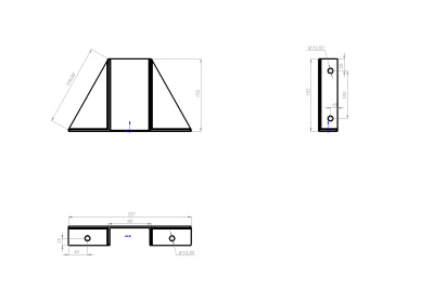 Двухканальная дельтообразная плита STRUT (СТРАТ) ПМ308