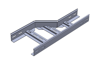 Переход прямой правый замковый для лестничного лотка НПППЗ