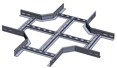 Х-секция замковая к лоткам лестничным НЛЗХ борт 50 Лидер