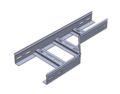 Переход прямой левый замковый для лестничного лотка НППЛЗ Лидер