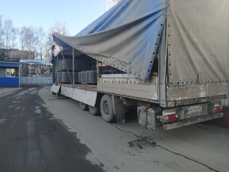 Отгрузка проволочного лотка в г. Калиниград, 2020