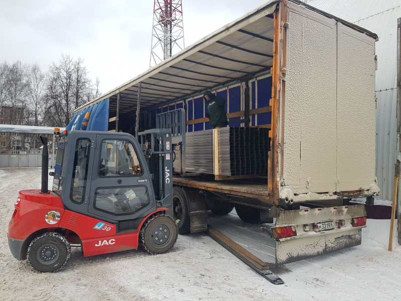 Отгрузка  лотка неперфорированного в г. Саратов, 2019