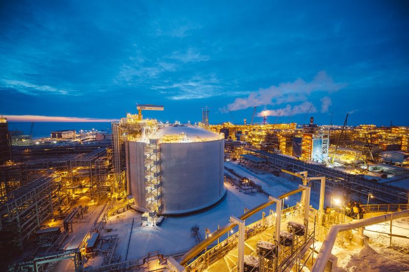 Строительство СПГ ЯМАЛ. Порт и Вахтовый поселок, 2015 г.