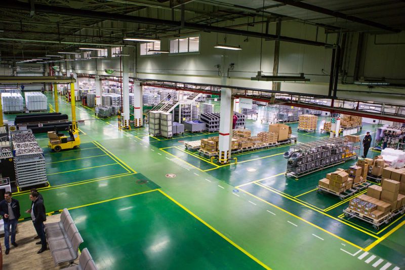 Строительство завода LG, 2015 г.