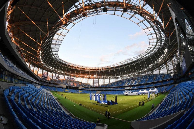 Строительство стадиона "Динамо" в Москве, 2015-2016 гг.