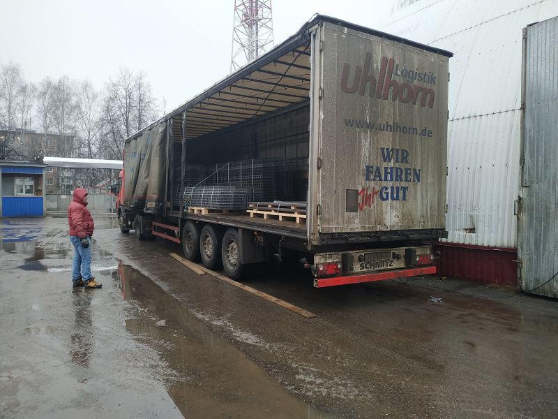 Отгрузка проволочного лотка "Лидер" в г. Брянск, 2020 