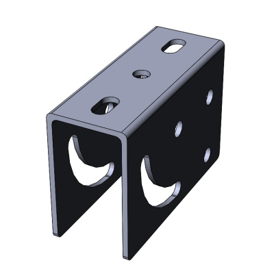 Потолочная скоба поворотная универсальная (для профиля 50х50) ПСПУ50