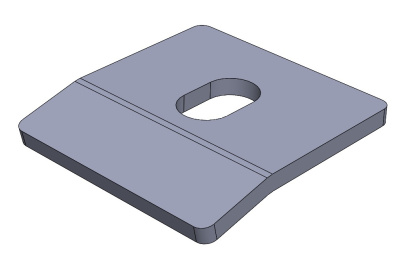 ШПР шайба прижима лестничного лотка 3мм