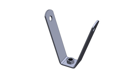 Крепление к потолку и профнастилу с гайкой М8 К-12М8 Лидер изображение