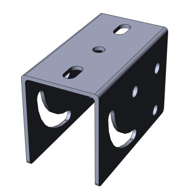 Потолочная скоба поворотная универсальная (для профиля 70х50) ПСПУ70